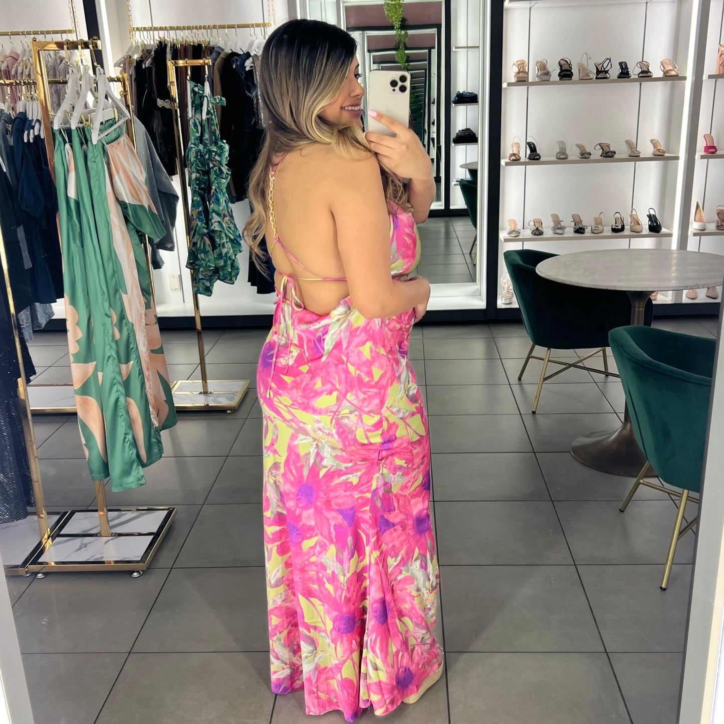 Leah Maxi Floral Dress-
