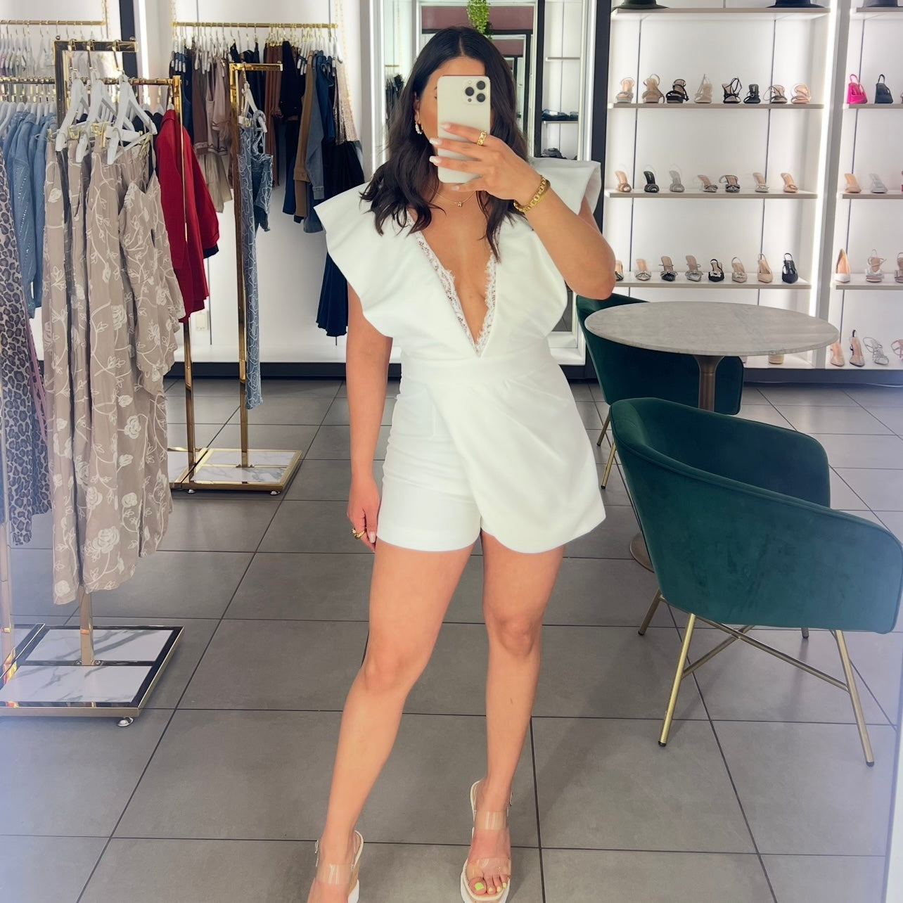 Marlene Romper-WHITE