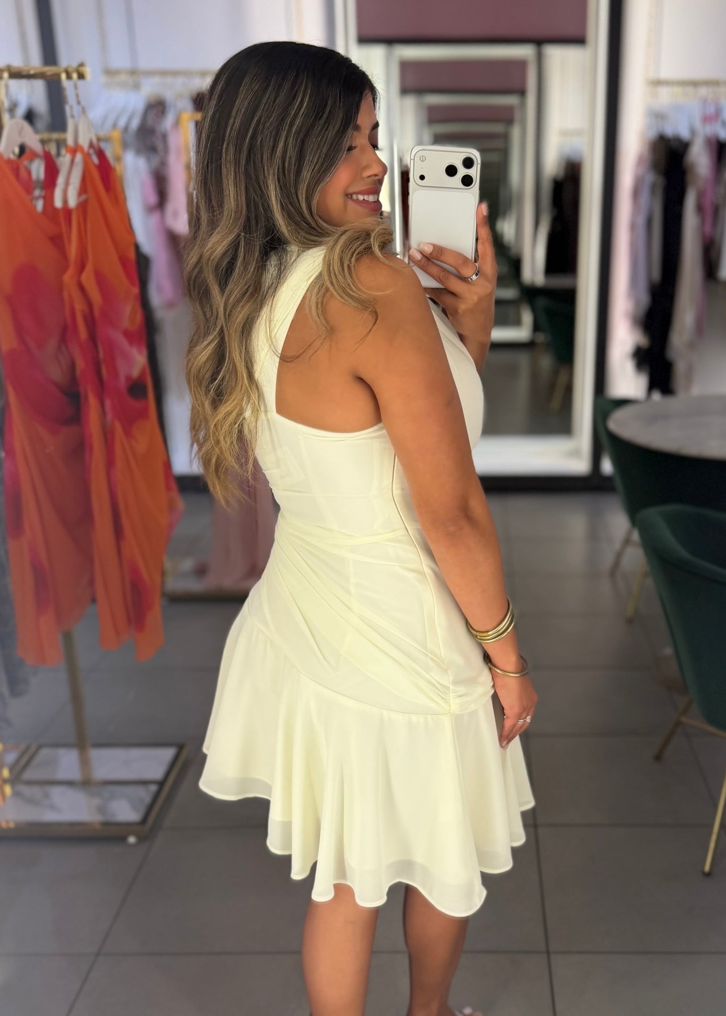 Oneida Off Shoulder Dress