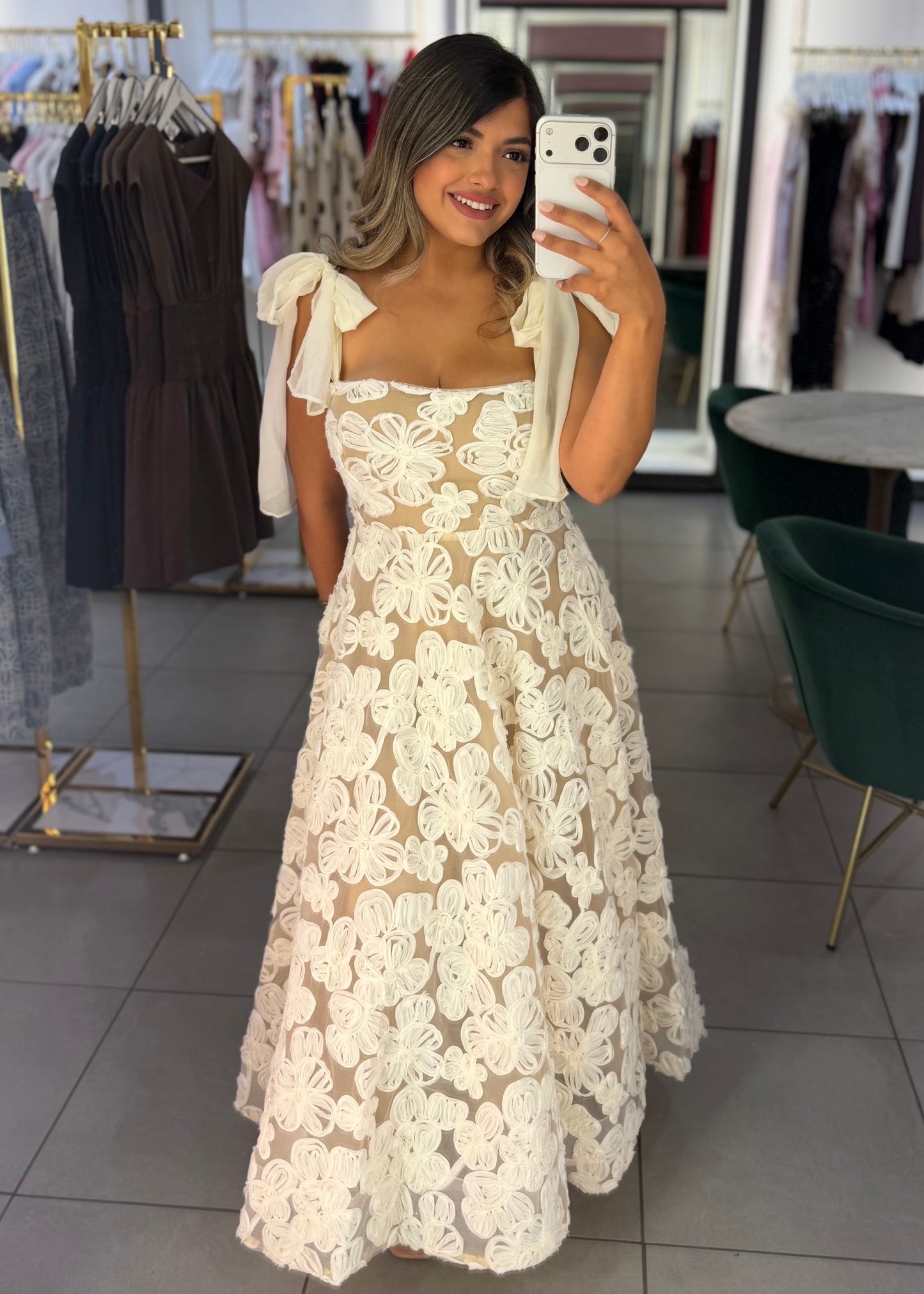 Karime Floral Midi Dress