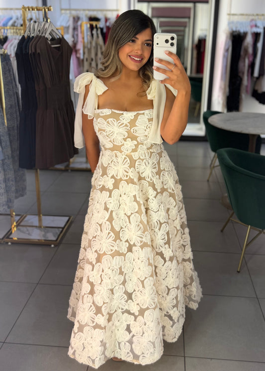 Karime Floral Midi Dress