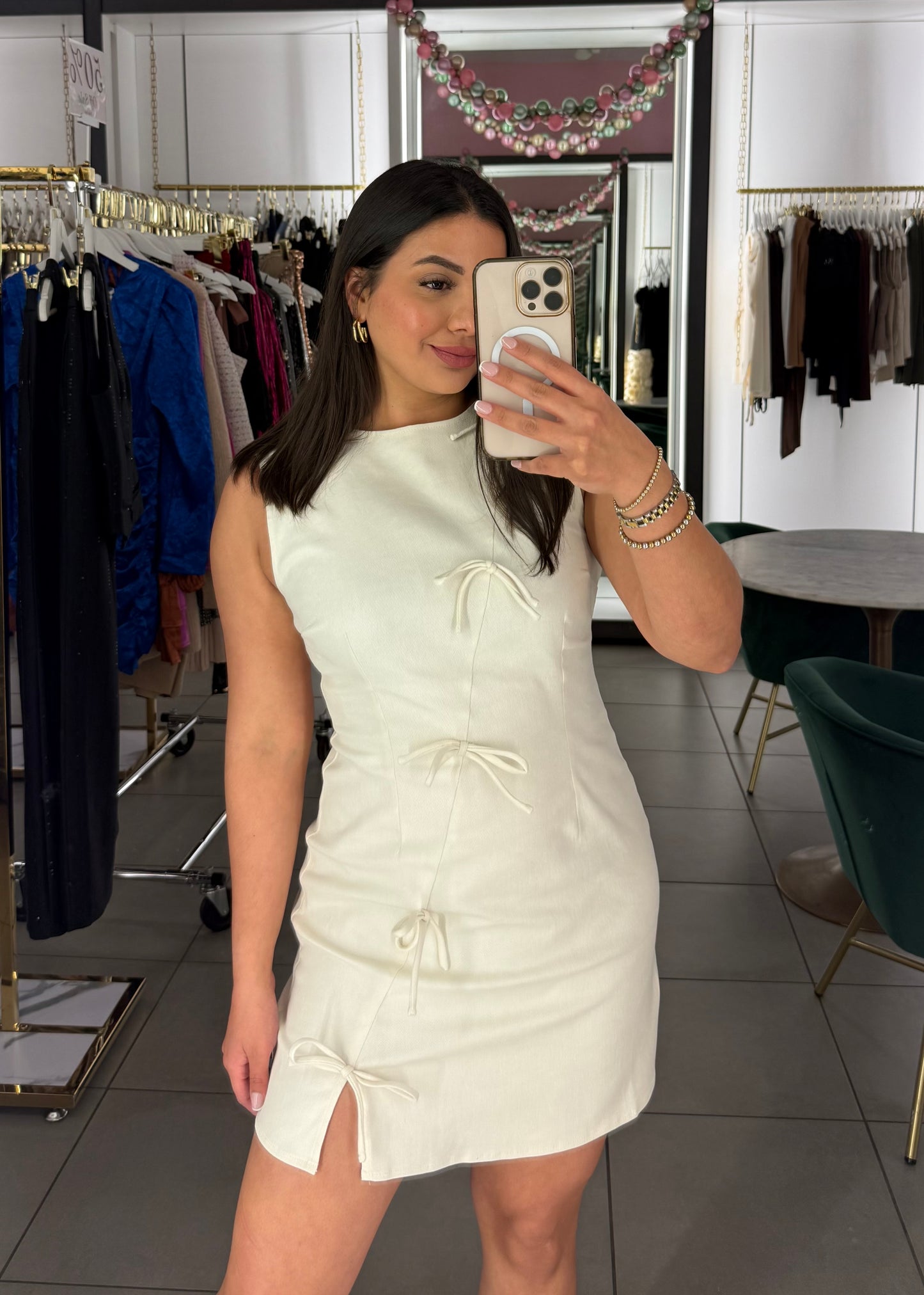 Kyra Ribbon Bow Dress-More Colors