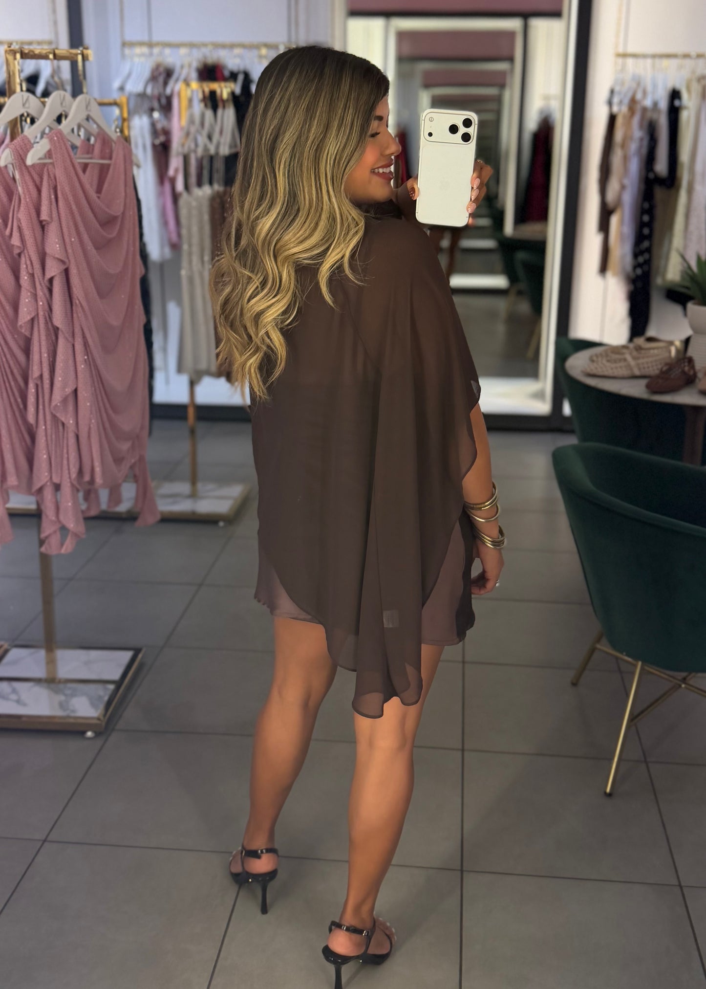 Farrah Cape Dress-More Colors