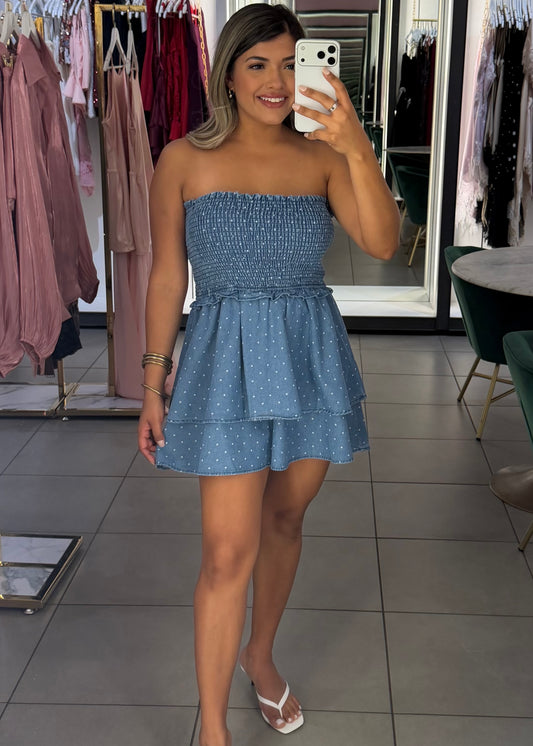 Kim Polkadot Romper
