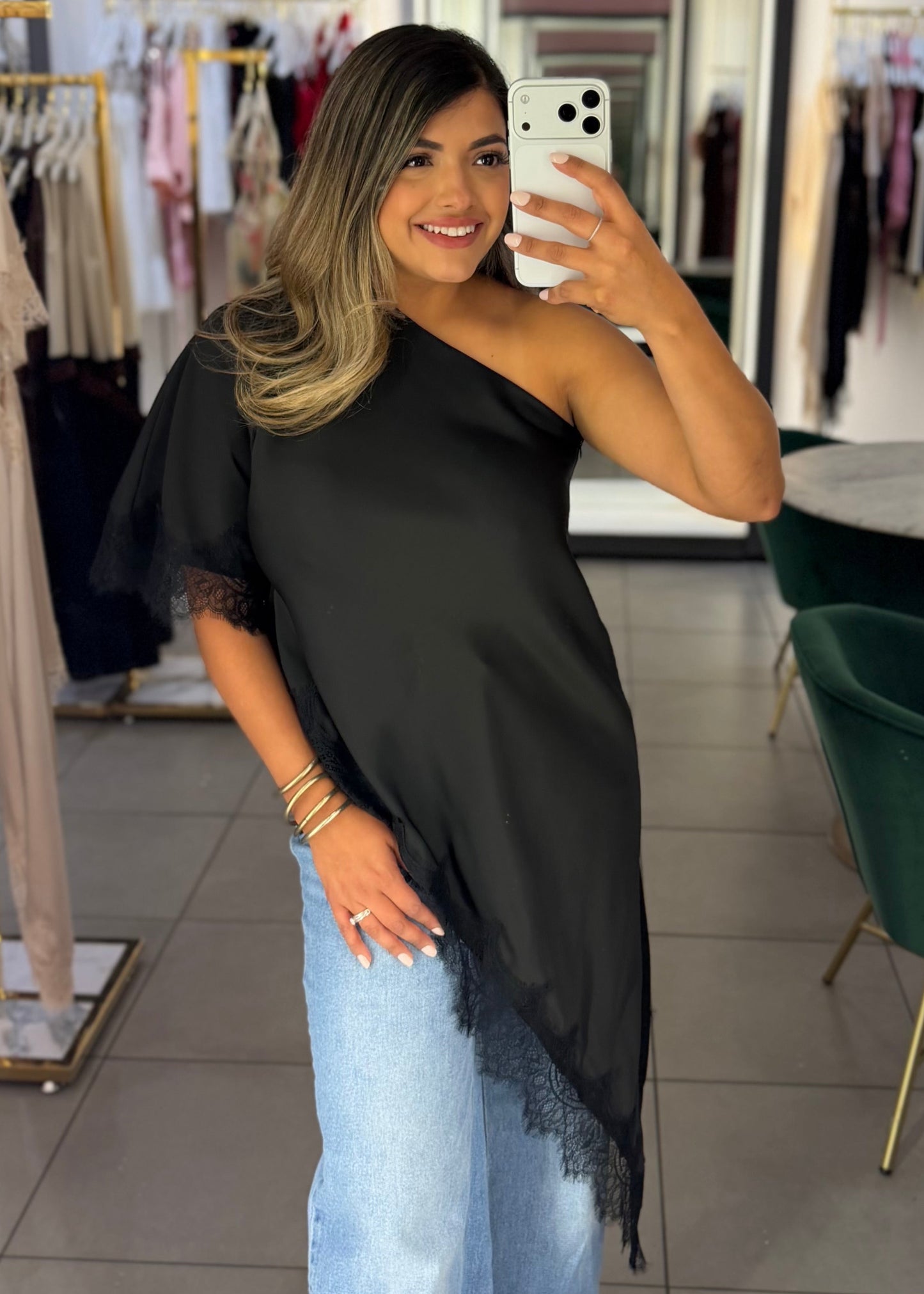 Ginny Satin Top