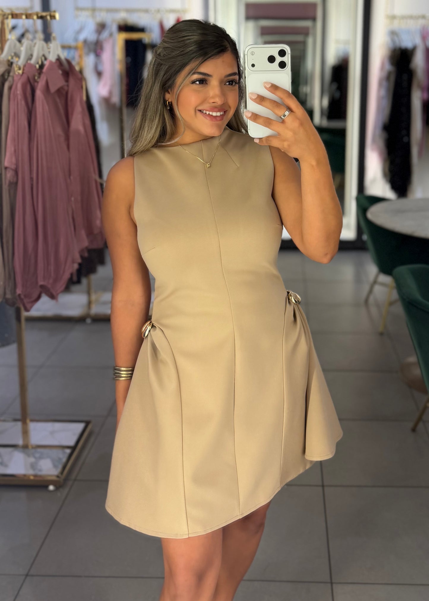 Farah Sculpted Dress