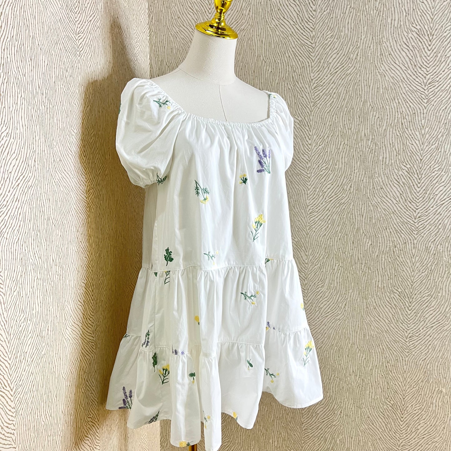 Garden Party Dress-WHITE