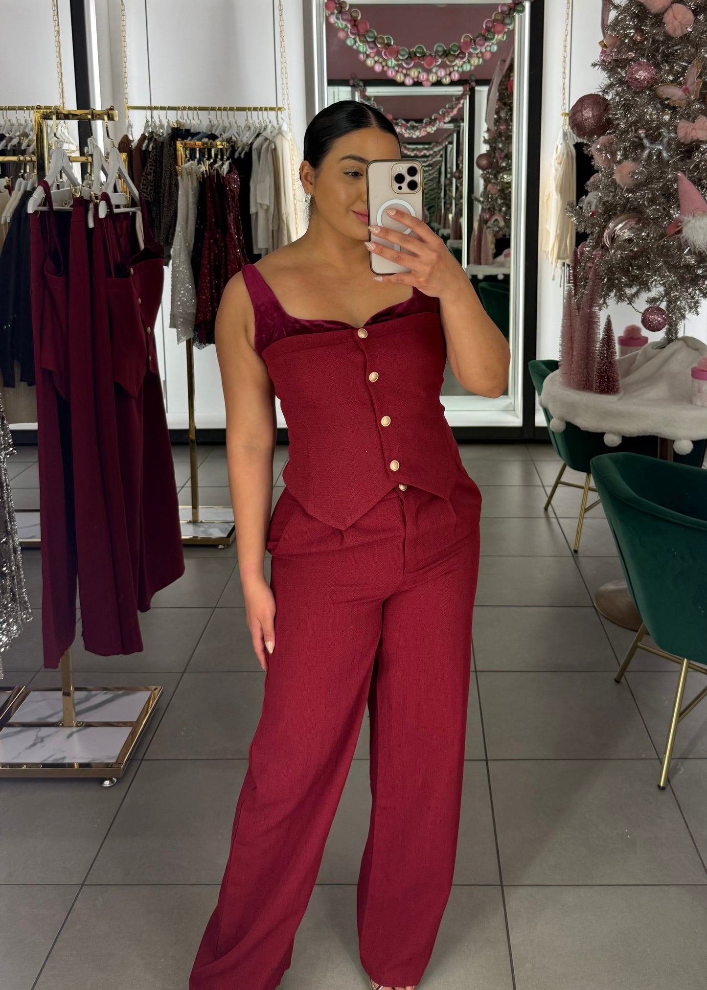 Mrs. Clause Tweed Set