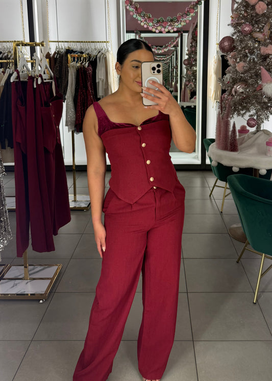 Mrs. Clause Tweed Set