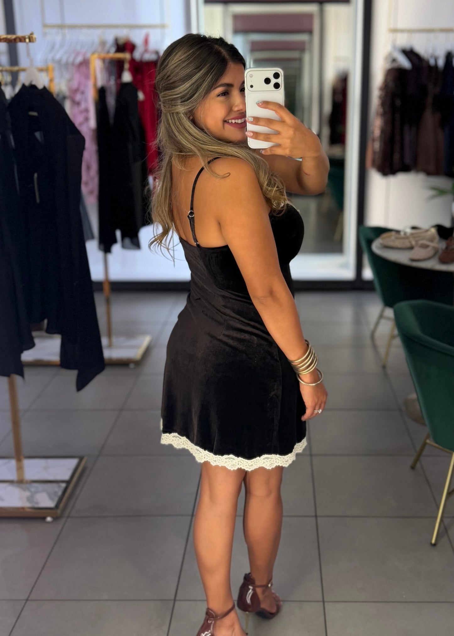 Rich Girl Velvet Dress