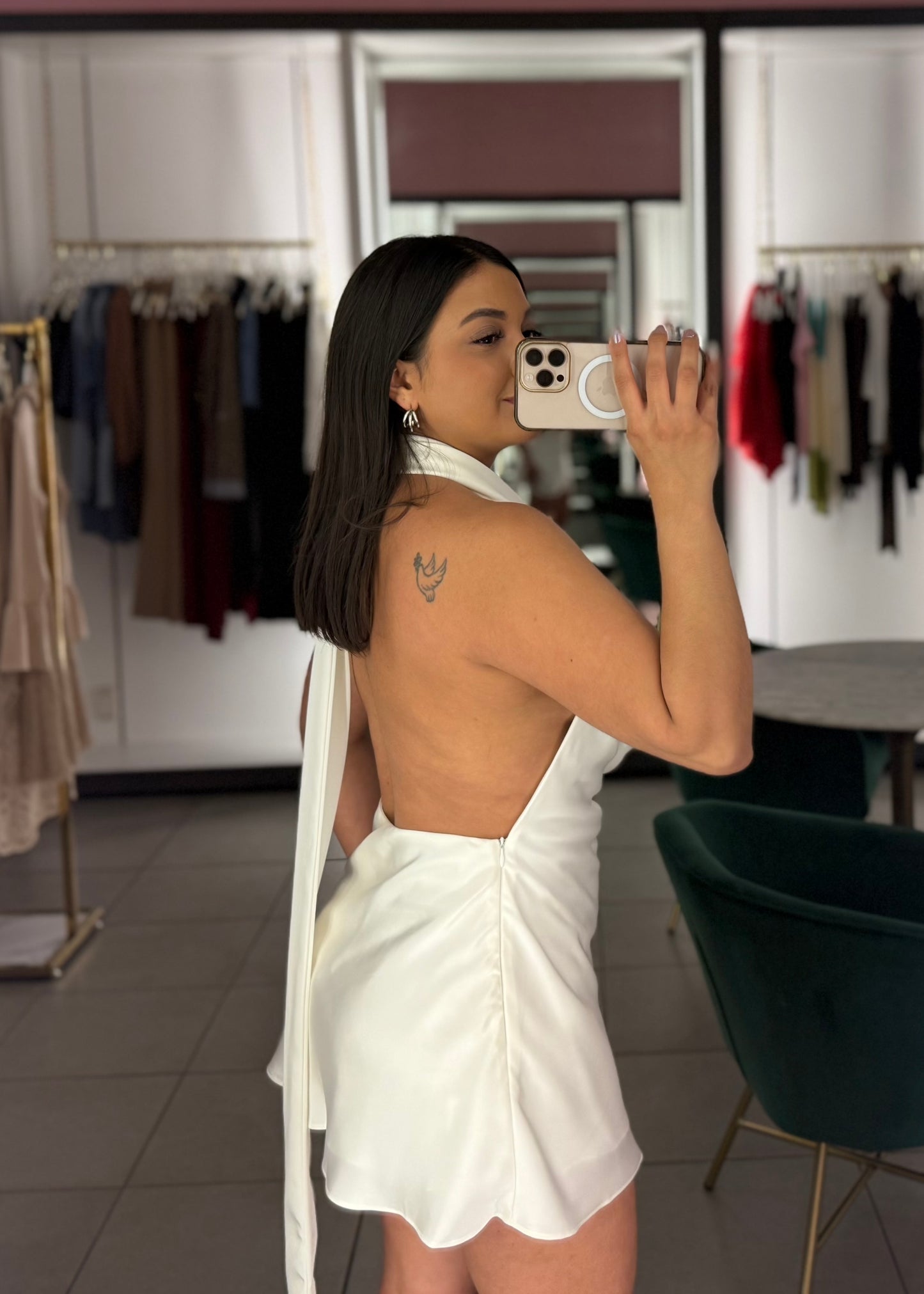 Elsie Halter Mini Dress