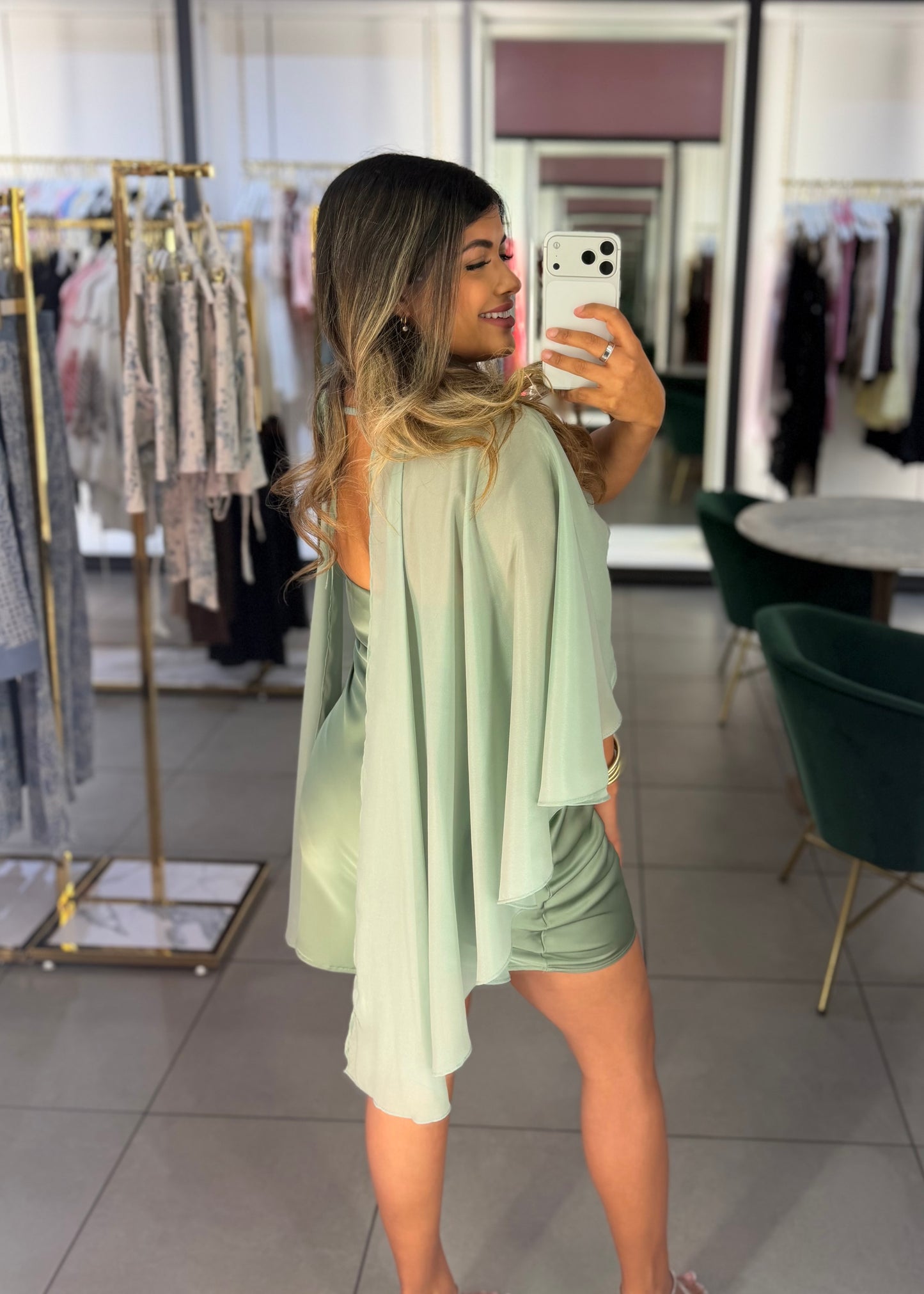 Melissa Cape Dress- More Colors