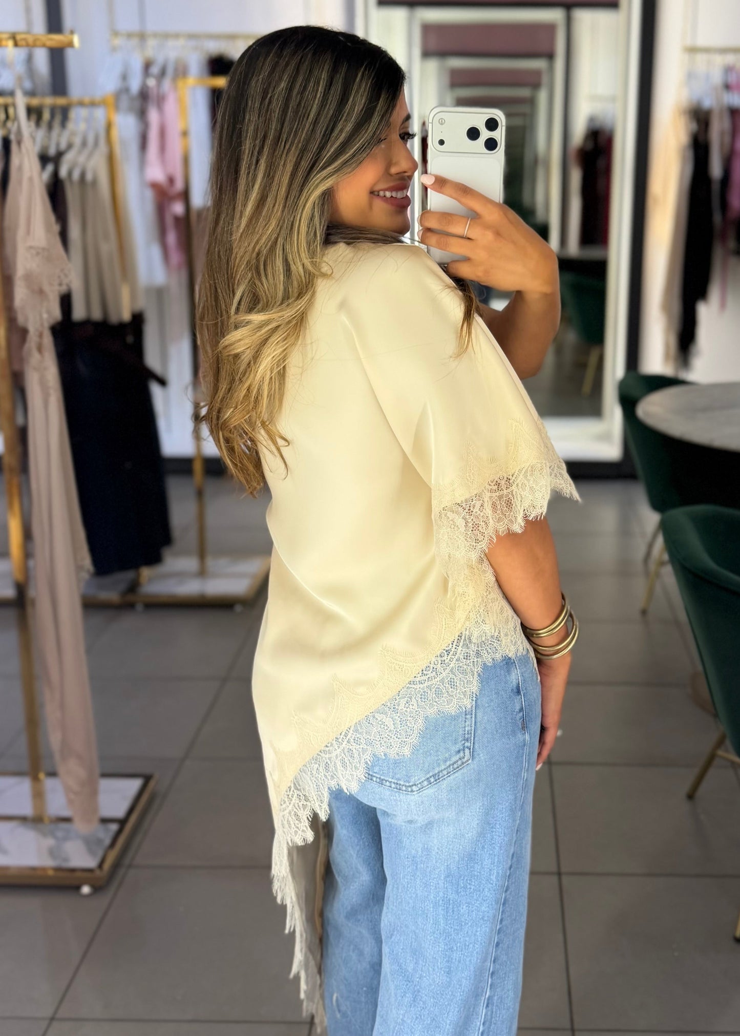 Ginny Satin Top