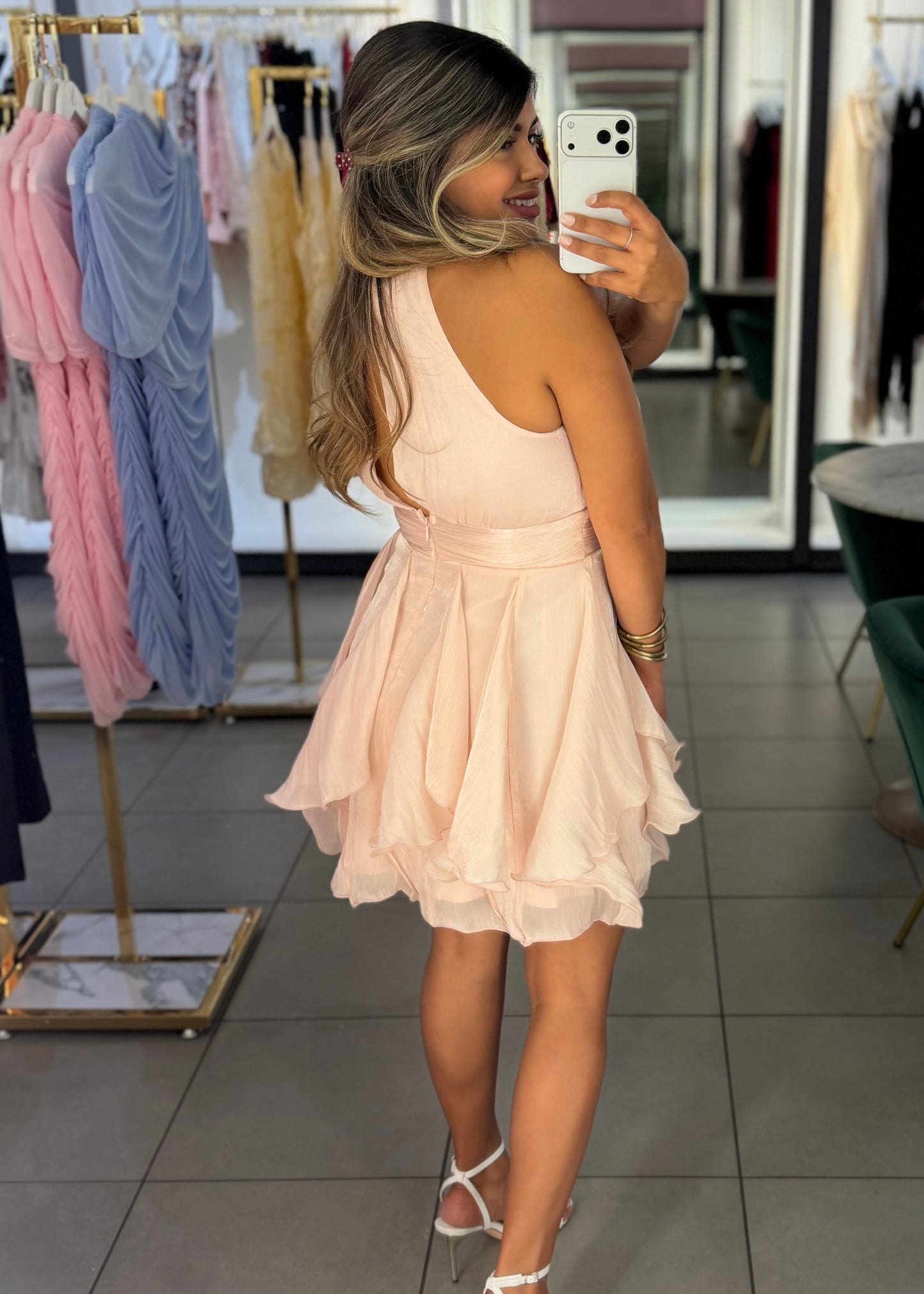 Layla Ruffle Mini Dress