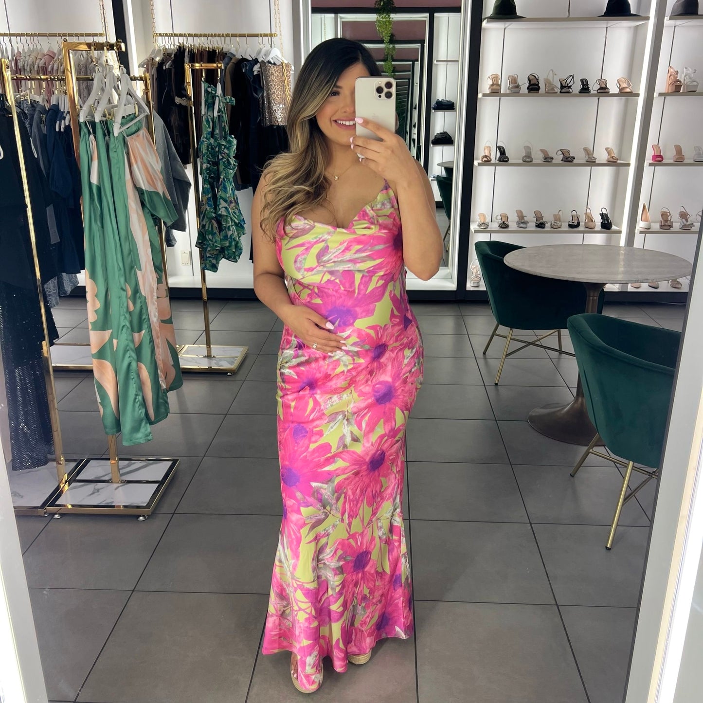 Leah Maxi Floral Dress-