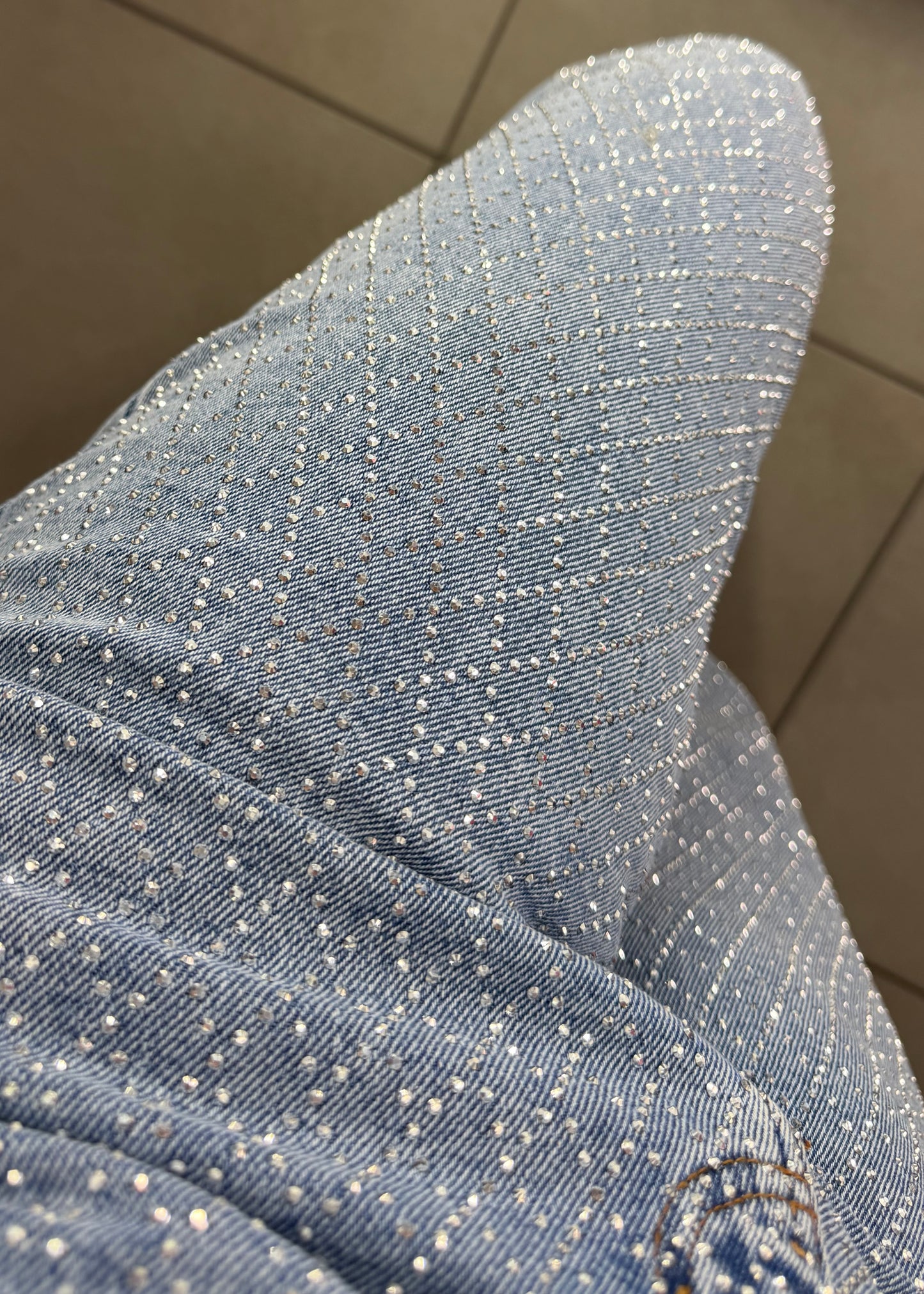 Milly Sparkle Denim Pants