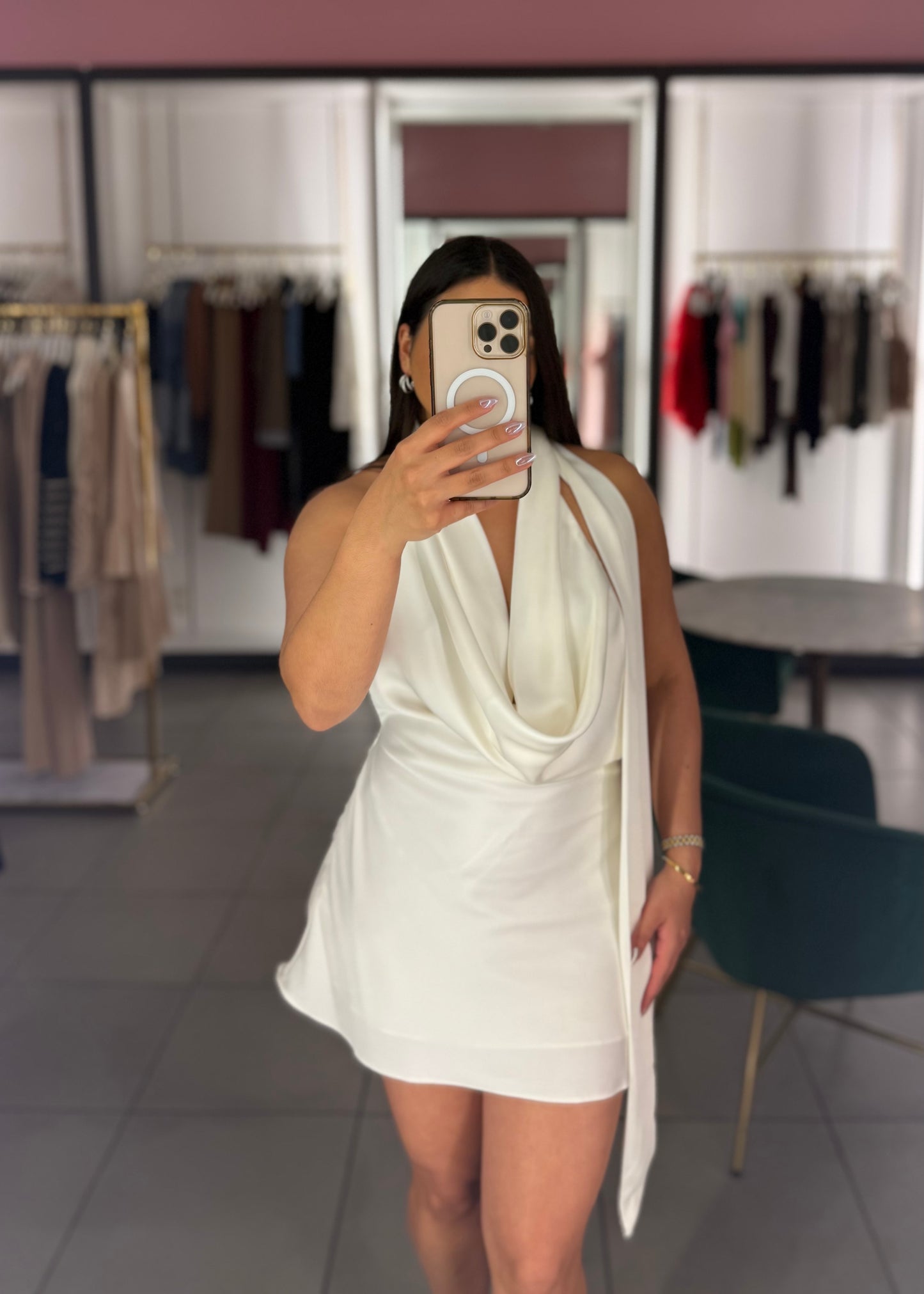 Elsie Halter Mini Dress