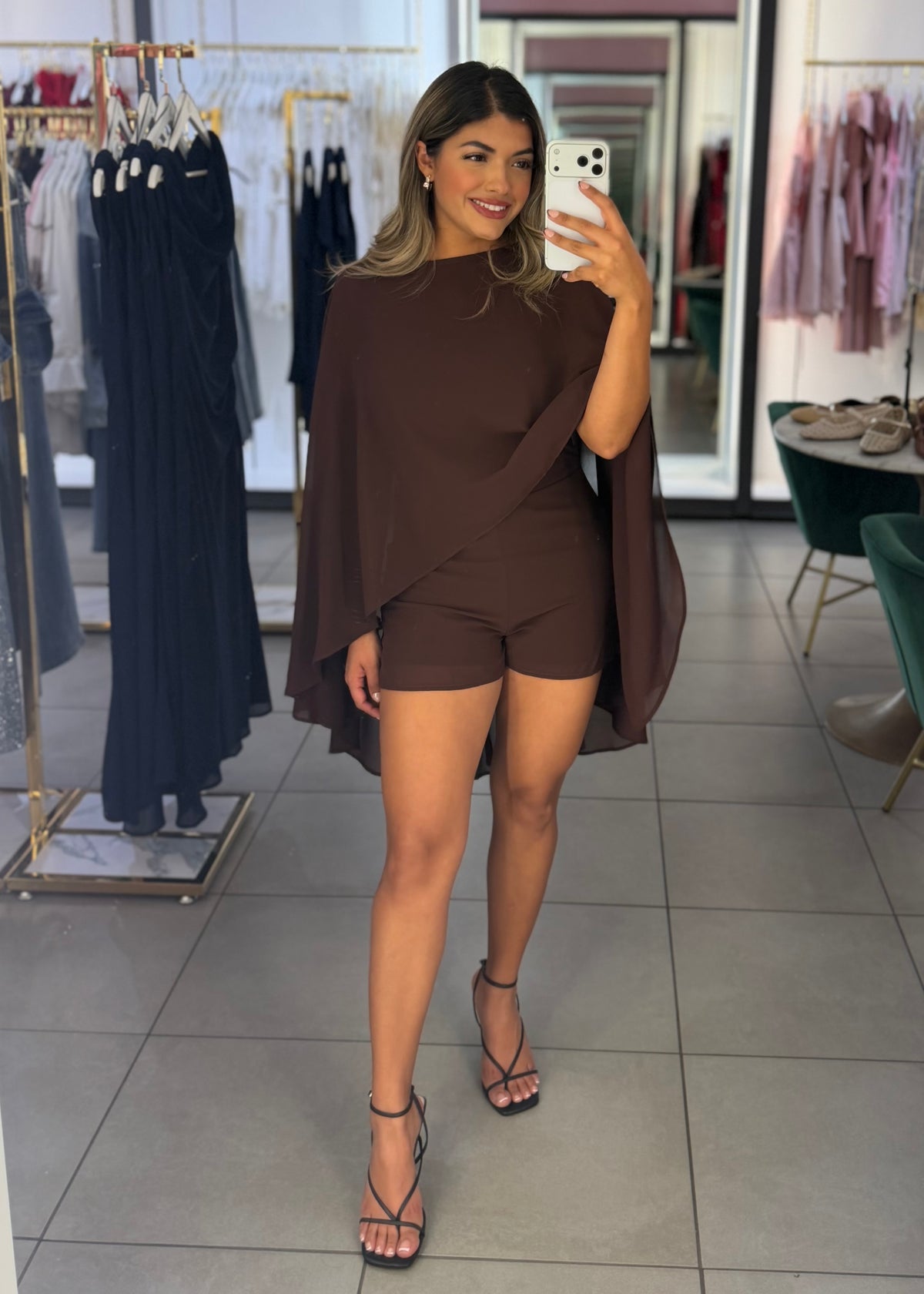 Lizzy Cape Romper