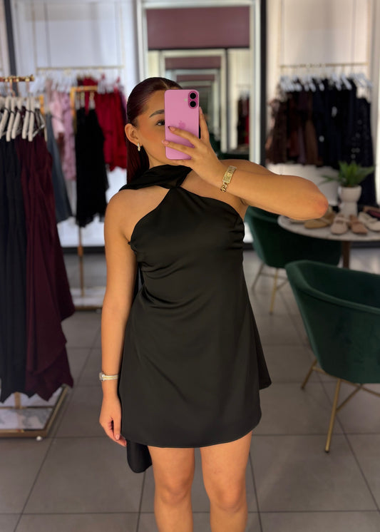 Lizette Satin Mini Dress