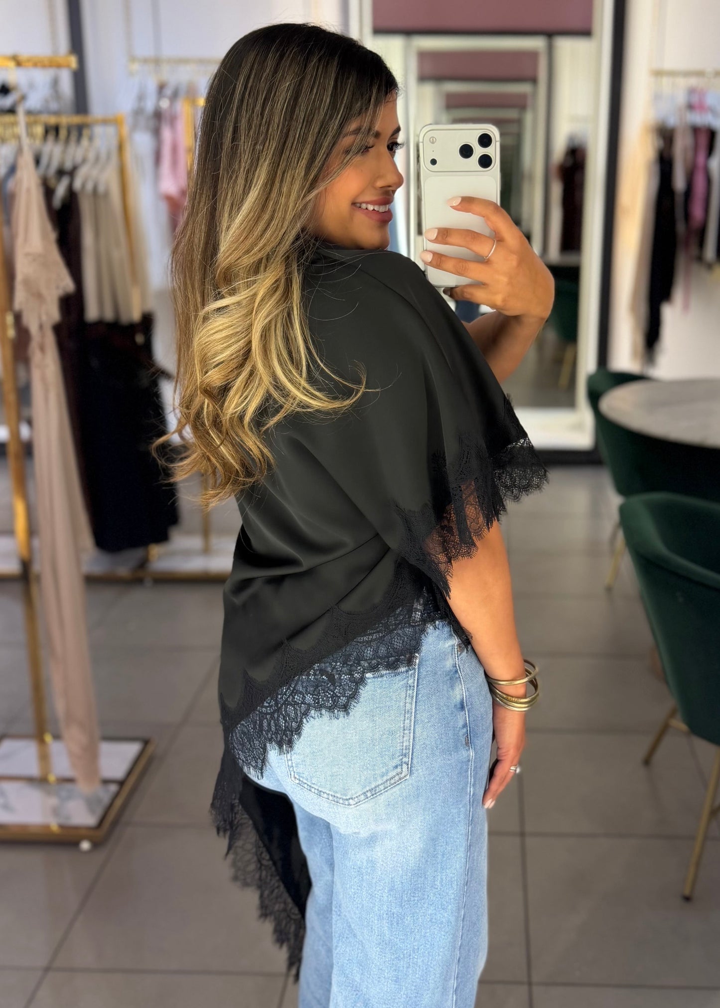 Ginny Satin Top