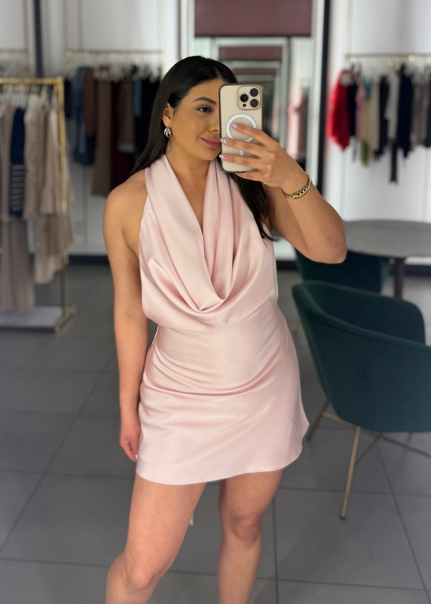 Elsie Halter Mini Dress