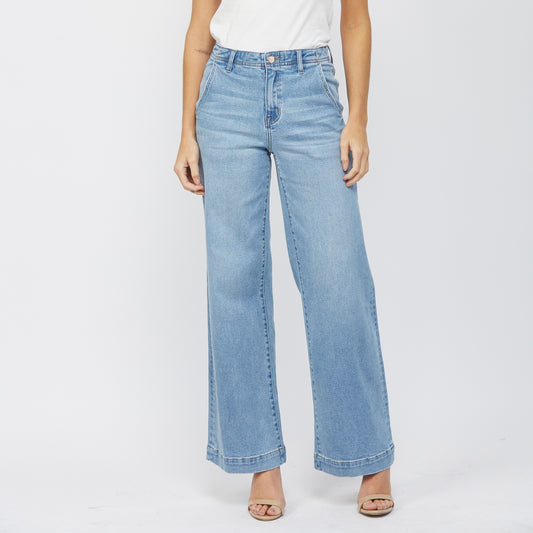 Septimus Super High Wide Leg Denim