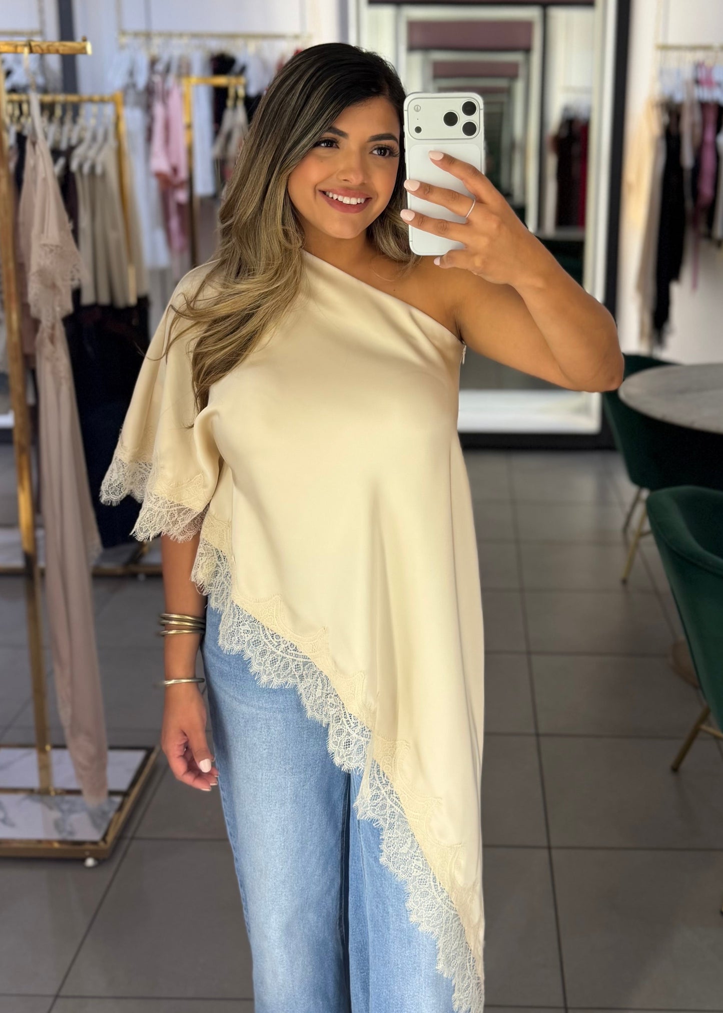 Ginny Satin Top