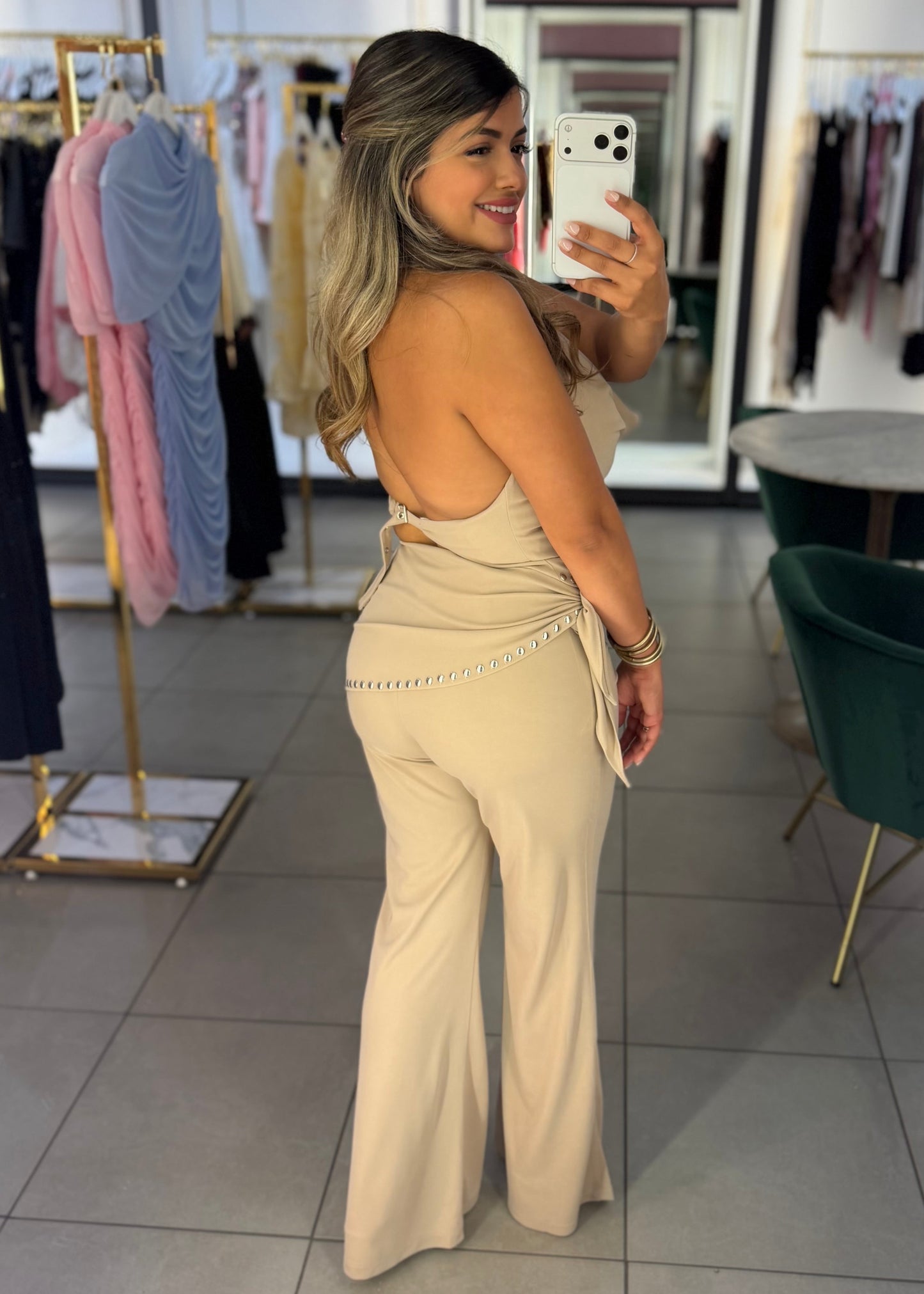 Everly Cowl Neck Pant Set