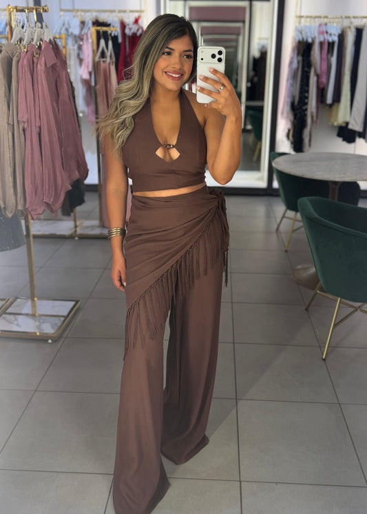 Scarlette Fringe Pant Set