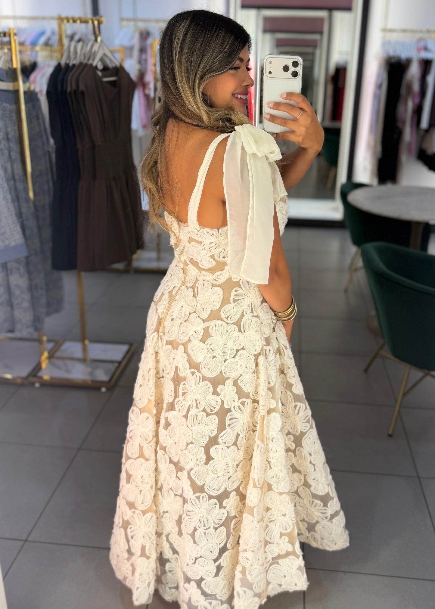 Karime Floral Midi Dress
