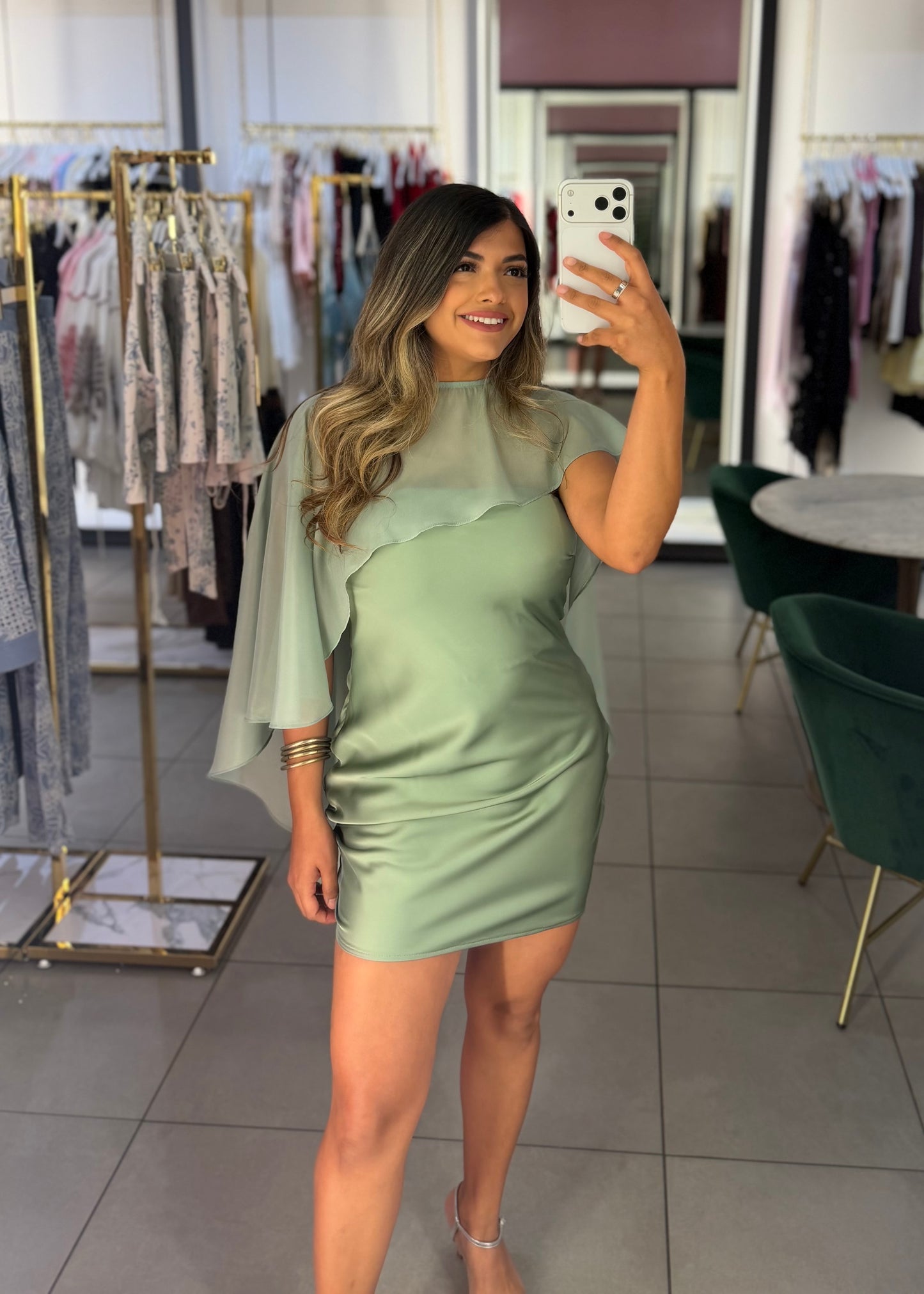 Melissa Cape Dress- More Colors
