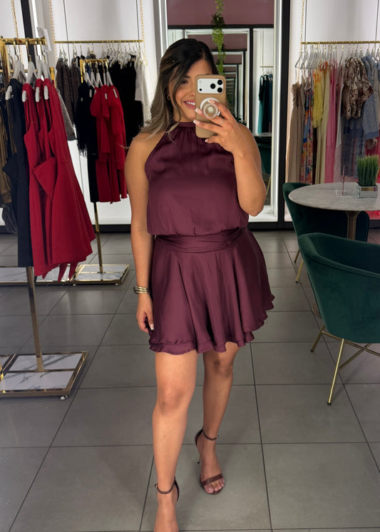 Ellie Satin Dress