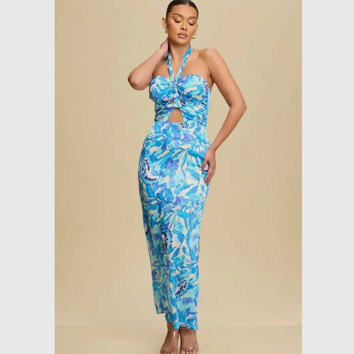 Sunkissed Dress-BL/MULTI