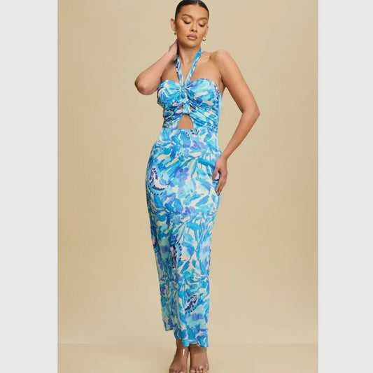 Sunkissed Dress-BL/MULTI