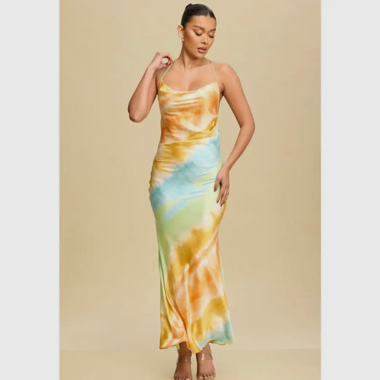 Golden Hour Dress-MULTI