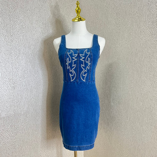 Denim Cowgirl Dress-
