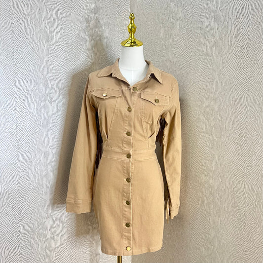 Western Denim Dress-
